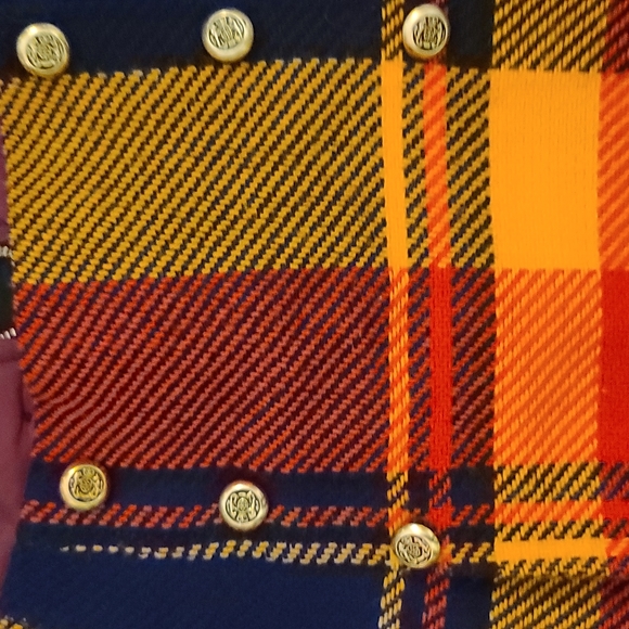 Vintage Handmade Plaid Skirt - Picture 7 of 11